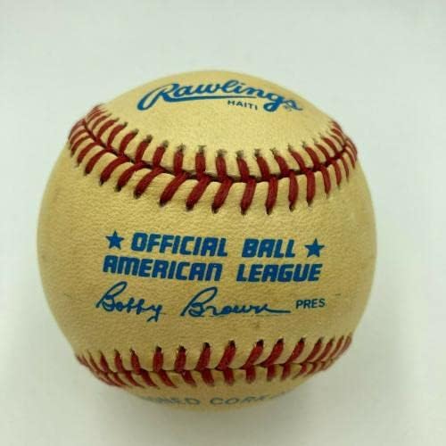 אלי ריינולדס יחיד חתום על ליגה אמריקאית בייסבול JSA COA ניו יורק ינקי - כדורי חתימה