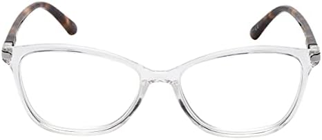 SAV משקפי משקפיים VKC VKC מתכת מבטא מתכת אופנה משקפי קריאה של עין עין, ברור, 137 ממ + 3