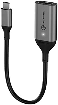 ALOGIC USB C ל- HDMI מתאם, תומך ב- HDMI 4K 60Hz עבור MacBook Pro, MacBook Air, iPad Pro/Air 2020, Pixelbook,