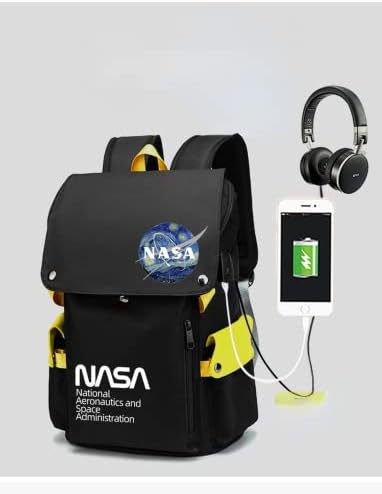 Mounshet NASA תרמיל לוגו אסטרונאוט USB טעינה