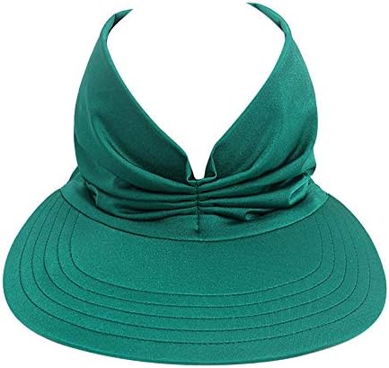 מגן גלגל אריזה מתכוונן לנשים UPF50+ כובע מגן רחב לנשים לנשים חוף שמש כובע קוקו קוקו מתקפל