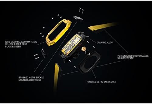 ערכת Mod Mod של CNHKAU ללהקת Apple Watch Case 44 ממ 45 ממ 42 ממ עבור Apple Watch Silicone Watch Band