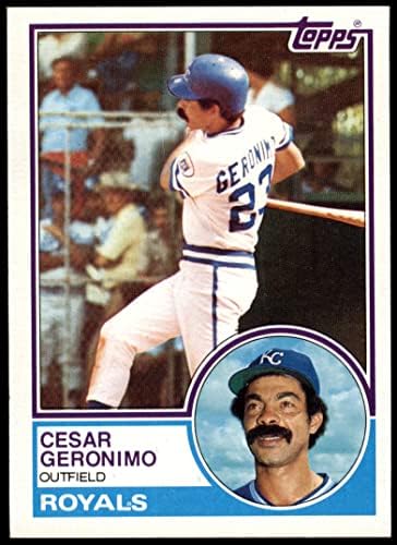 1983 Topps 194 Cesar Geronimo Kansas City Royals NM/MT Royals