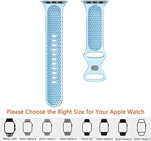 להקת שעון נקה תואמת ל- Apple Watch 38 ממ 40 ממ 41 ממ 42 ממ 44 ממ 45 ממ 49 ממ 49 ממ רצועת החלפת דפוס