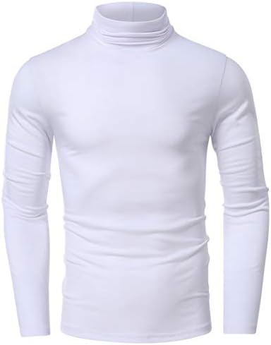 גברים של 1-2 מארז ארוך שרוול חולצות גדול וגבוה סלים מתאים כותנה בסוודרים בסיס שכבה חולצות