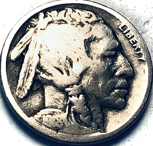 1918 S Buffalo Indian 5 סנט מוכר ניקל טוב