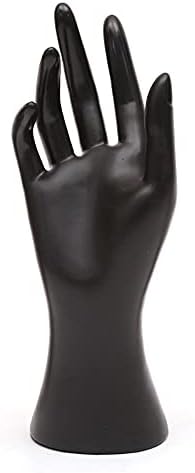 בית מבטאים 2 חתיכות נשי בובת יד תכשיטי תצוגת מחזיק פלסטיק צמיד שרשרת טבעת סטנד שחור & מגבר; לבן
