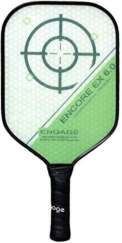 Engage Encore Ex 6.0 Partleball Partdle, Lite משקל 7.5-7.8 גרם, גרעין עבה לבקרה ותחושה, בנוי לכוח ולנקודה