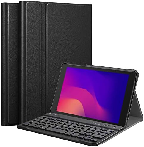 מארז מקלדת FINTIE עבור Alcatel Joy Tab 2 Tablet Tablet 8 אינץ '2020 שחרור, כיסוי מעמד קל משקל קל עם