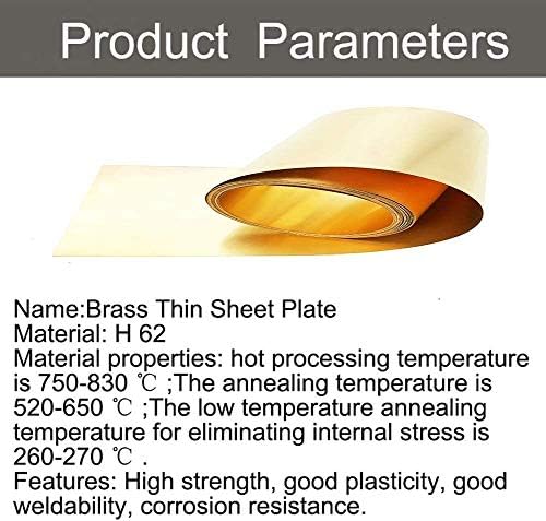 גיליון פליז פליז גיליון נייר נחושת חגורת רצועת נחושת עור מתכת עובדת חומרים תעשייתיים ח62 קו 0. 3 ממיקס1מ,0.