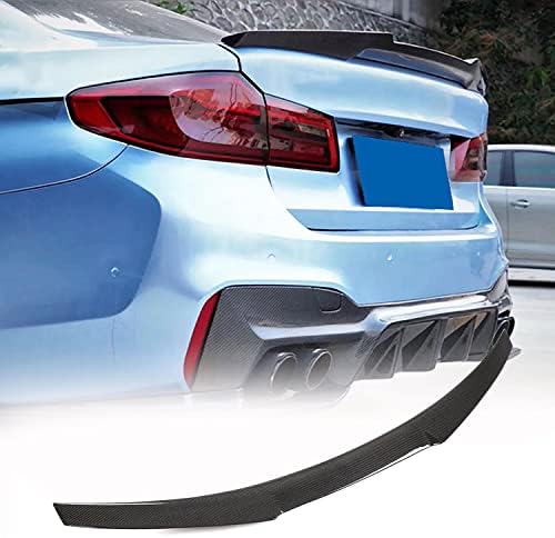 ערכת McARCAR ספוילר תא מטען פחמן עבור BMW 5 סדרה G30 סדאן ו- F90 M5 2017-2021 מכסה מגף אחורי מכסה Highkick