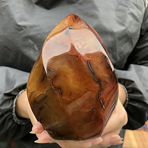 ZHSG יפה 100-500 גרם אגת טבעית קרנליאן ג'ספר להבה קוורץ אבן ריפוי קריסטל 1 יחידות