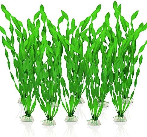 ג ' ור מלאכותי וליסנריה ספירליס צמח, אקווריום דקור, ליצור יער ימיים, 10-יח