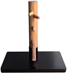 טאו מיני מיני קישוט דמה עץ כנף צ'ון קונג פו עץ אספני בהיר חום