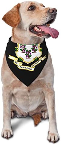 סמלים של כלב חיית מחמד כלבים כלבים חתול Balaclava משולש צהריים צעיף צווארון צווארון צווארון.