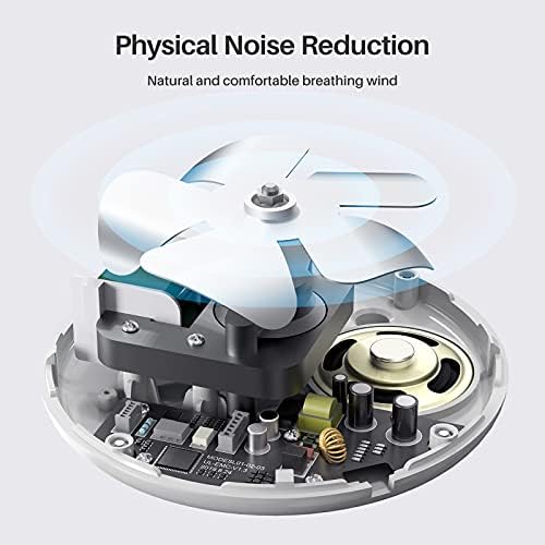 מכונת רעש לבן בסט ס 02 היחידה משלבת פיזיקה מאוורר אמיתי ואלקטרוניקה צלילי טבע עם טיימר מצב אינטליגנטי