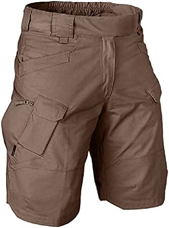 מכנסיים קצרים טקטיים של Wenkomg1, גזעים צבאיים ארוגים בסגנון ספארי.