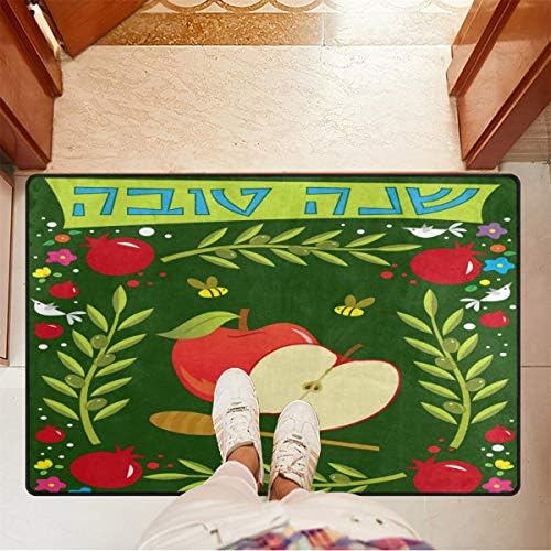 Mr.XZY ROSH HASHANAH שטיח אזור גדול לסלון דבש תפוח תפוח תינוקות רכים ילדים זחילה שטיח מחצלת חדר שינה