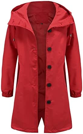 מעיל גשם אטום לנשים בצבע מוצק קל משקל פעיל ז'קט רוכסן חיצוני מעיל רוכסן מעלה מעיל תעלה משתרע