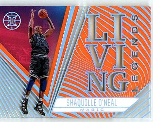 2020-21 אשליות פאניני חיות אגדות כתום 5 Shaquille O'Neal Orlando Magic NBA כרטיס מסחר בכדורסל