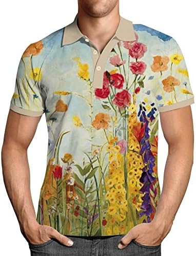 חולצות טיר חולצות לקיץ חולצת אופנה לגברים חולצת שרוול קצר מזדמן בלוק בלוק כותנה כותנה שלד עליון