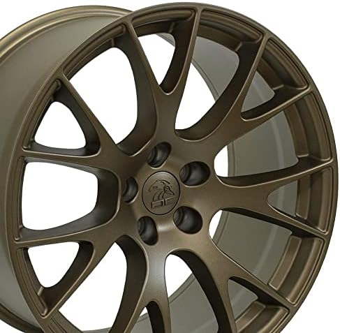 OE Wheels LLC 20 אינץ 'חישוקים מתאימים למטען צ'לנג'ר SRT8 MAGNUM 300 HELLCAT סגנון DG15B 20X10/20X9