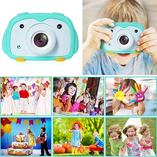 מצלמת לקיבואה לילדים-מצלמה דיגיטלית חמודה לילדים מתנה 12.0 מגה פיקסל מסך 1080 רזולוציה וידאו מיני מצלמה