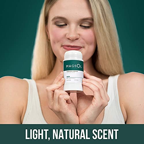 Magsol Deodorant טבעי לגברים ונשים - דאודורנט גברים עם מגנזיום - מושלם לעור רגיש במיוחד, דאודורנט ללא