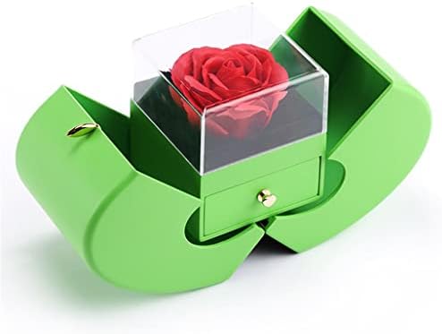 קופסת קופסה של Adkhf תיבת פרחים ורדים קופסת תכשיטים למסיבת יום הולדת (צבע: B, גודל