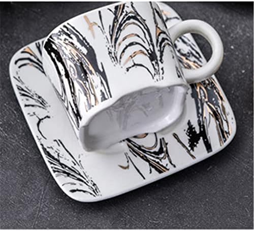 N/a דפוס שחור לבן קרמיקה קפה קפה סט עצם סין שחור לבן מסגרת עץ מסגרת עץ תה בית