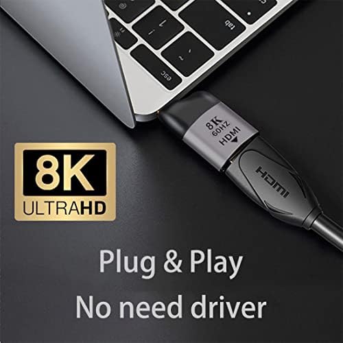 Chenyang CY USB4 USB-C Type-C מקור זכר ל- HDMI 2.0 תצוגה נשית 8K 60Hz UHD 4K HDMI מתאם צג