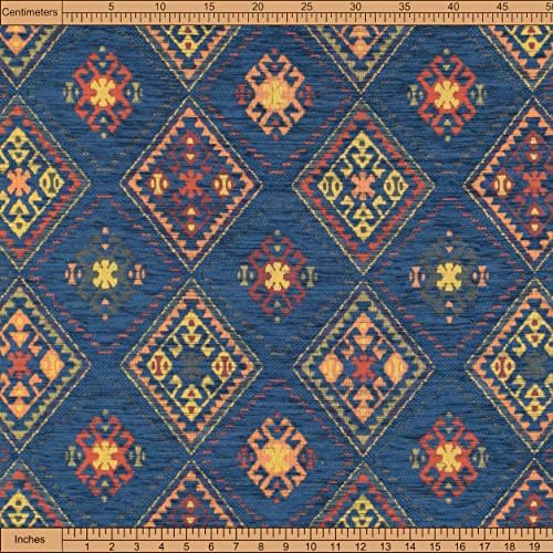 קילים דפוס ריפוד בד קילים בוהמי בוהו שטיח שבטי דרום מערב תורכי פרסית מרוקאי מקסיקני אתני בד על ידי חצר