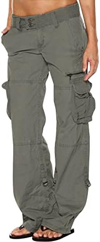 מכנסי מטען נשים 2023 מכנסי רגל רחבים במותניים נמוכות נערות נערות Y2K רץ רחב רופף סרבלים היפי פאנק בגדי