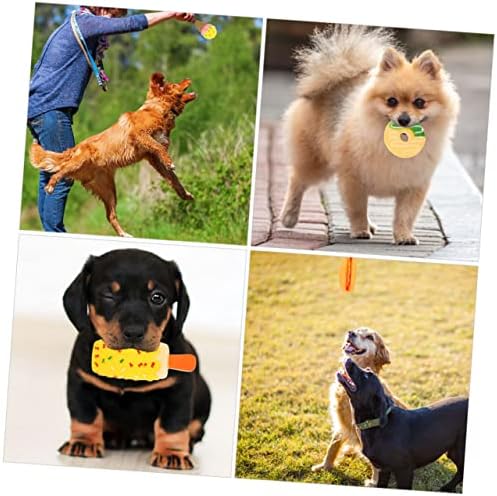 צעצועי כלבים של IPETBOOM צעצועים בקיעת שיניים 4 יחידות גור כלב עמיד בלאי עמיד בפני כלב מקסים לעיסה טוחנת
