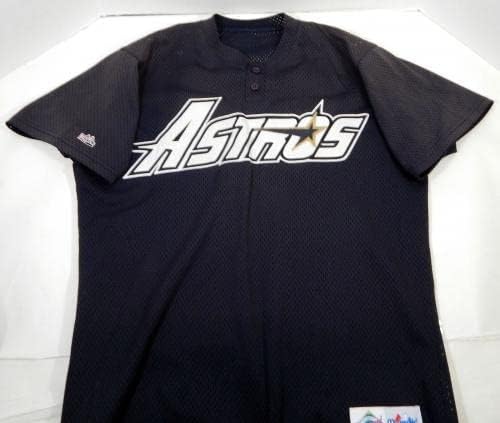 1994-96 יוסטון אסטרוס 68 משחק נעשה שימוש בג'רזי שחור הוסרה 44 DP14985 - משחק גופיות MLB משומשות