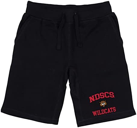 W רפובליקה NDSCS Wildcats Wildcats Seal College College Shortstring מכנסיים קצרים