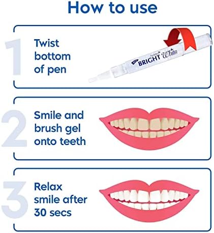 עט הלבנת שיניים-2 עטים, יותר מ-20 שימושים, יעיל, ללא כאבים, ללא רגישות, ידידותי לנסיעות, קל לשימוש,