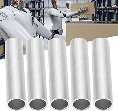 10 יחידות צינורות אלומיניום, שרוול פיר תמיכה החלפת חלקי רובוט תעשייתי 6100-1012-0050 עבור רובוטיקה פרויקטים