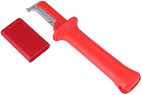 בידוד חשמלי רצועה מהירה כבל חשפנית חותך חותך בידוד בידוד הסרת סכין/סכין סכין וכלי הפשטת תיל עם אדום