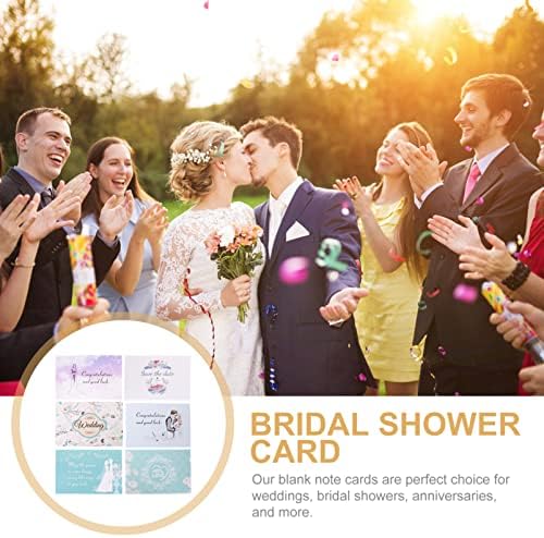 ABAODAM 2 קובע קבלת פנים למעטפת כלות מעורבות בחתונה מתנה עם הזמנות והזמנות מעטפות לוח מקלחת לכתים בכתב