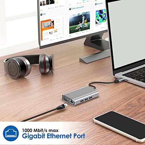 Mobestech USB רכזת USB רכזת USB רכזת 1PC קוראים חריץ USB כלים מרובי תפקוד- נתונים ניידים USB- HUB TYPE-C-