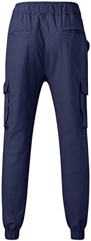 מכנסי אימון לגברים של Xiaxogool, מכנסי מטען גברים משקל קל משקל טקטי חיצוני ג'וג'ר רזה מכנסי טרנינג מתאימים