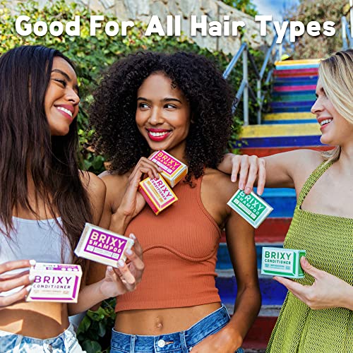 בר שמפו בריקסי לאיזון והידרציה, כל סוגי השיער, רמת החומציות מאוזנת ובטוחה לשיער שטופל בצבע, בר קיימא,