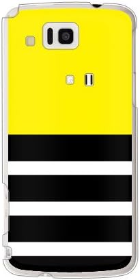 עיצוב צהוב בגבול שני רגיל שני על ידי ROTM/עבור AQUOS טלפון IS13SH/AU ASHA13-PCCL-202-Y384