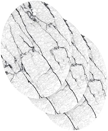 עיצוב שיש לבן אלזה ספוגי מטבח תאית מטבח ספוג למנות שטיפת חדר אמבטיה וניקוי משק בית, שאינו מגרש וידידותי