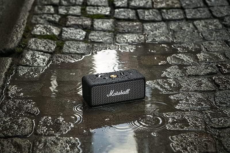 Marshall Minor III True True Wireless in- אוזניות באוזן ואמברטון Bluetooth רמקול נייד - שחור