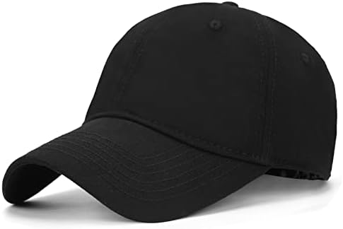 HADM גדול בגודל XXL BASEBALL MESH CAPS כובע לראשים גדולים 23.6 -25.6 כובע משאיות גדול יותר מתכוונן לספורט