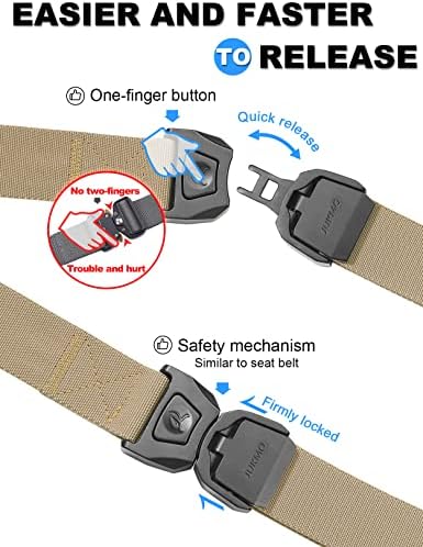 שחרור מהיר טקטי חגורה, עבודה צבאית 1.5 ניילון אינטרנט גולף חגורה עם כבד החובה חגורת בטיחות אבזם
