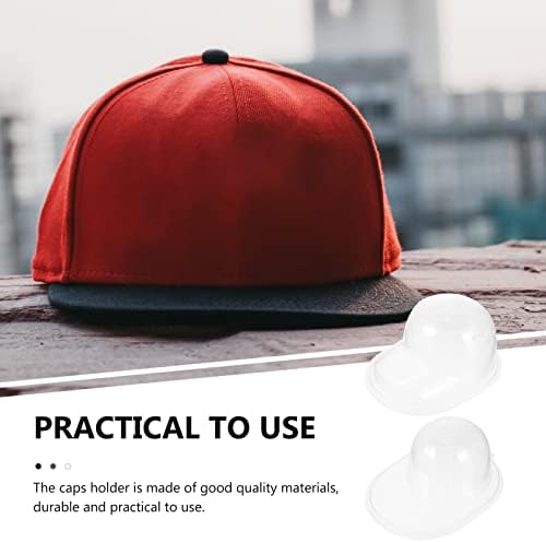 2 יחידות כובע תצוגת מדף פלסטיק היפ הופ כובע מראה סטנד שולחן פאה מחזיק קופסות אחסון ארגונית לבית ספר