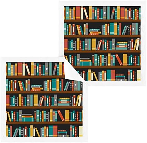 קגיגאי 2 ספריית ספרייה מדף מדף מטליות - מגבות פנים רכות, מגבות כושר, איכות מלון וספא, מגבות אצבעות כותנה